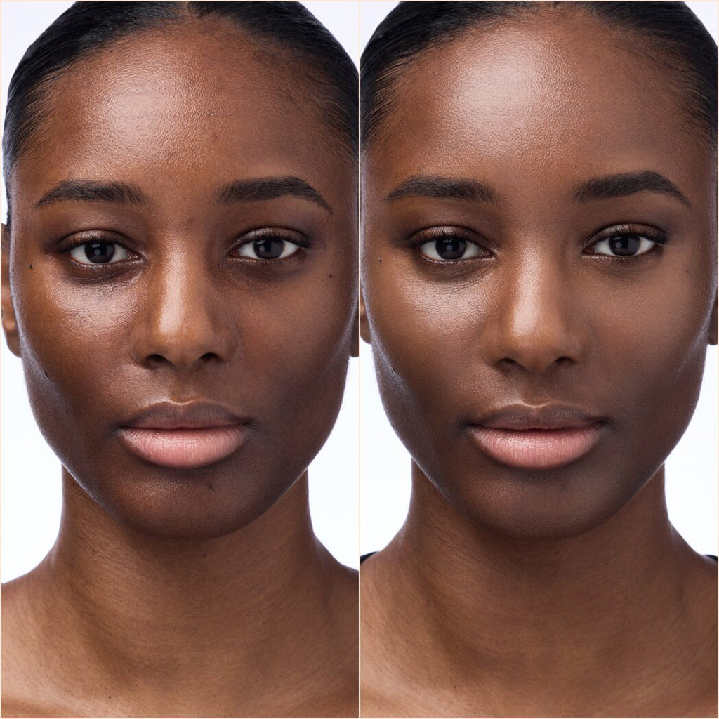 Catrice Cosmetics Under Eye Brightener (4.2g) - Model Shot 1 (Before & After) [040 Dark Mocha]