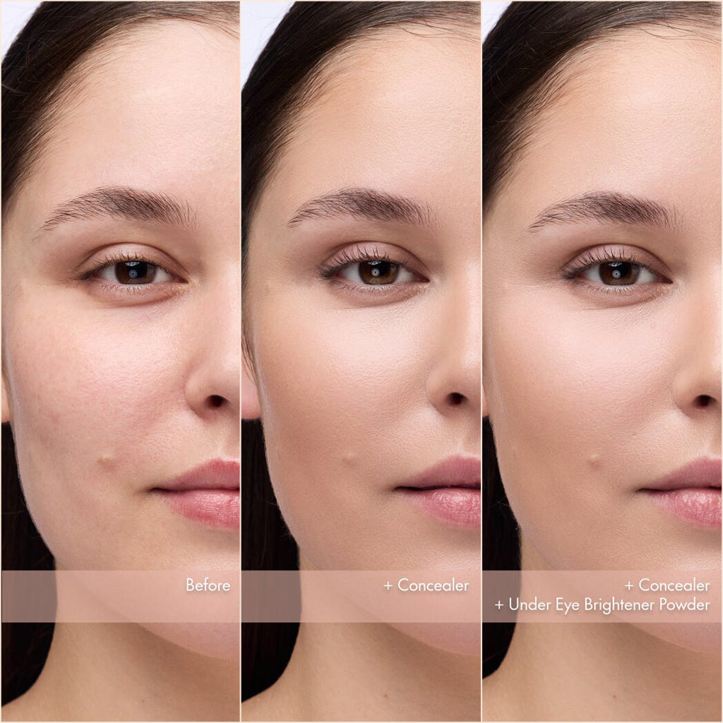 Catrice Cosmetics Under Eye Brightener Setting Powder (2.3g) - Model Shot 1 [010 Light Rose]