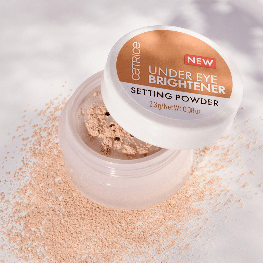 Catrice Cosmetics Under Eye Brightener Setting Powder (2.3g) - Lifestyle Shot [020 Warm Nude]