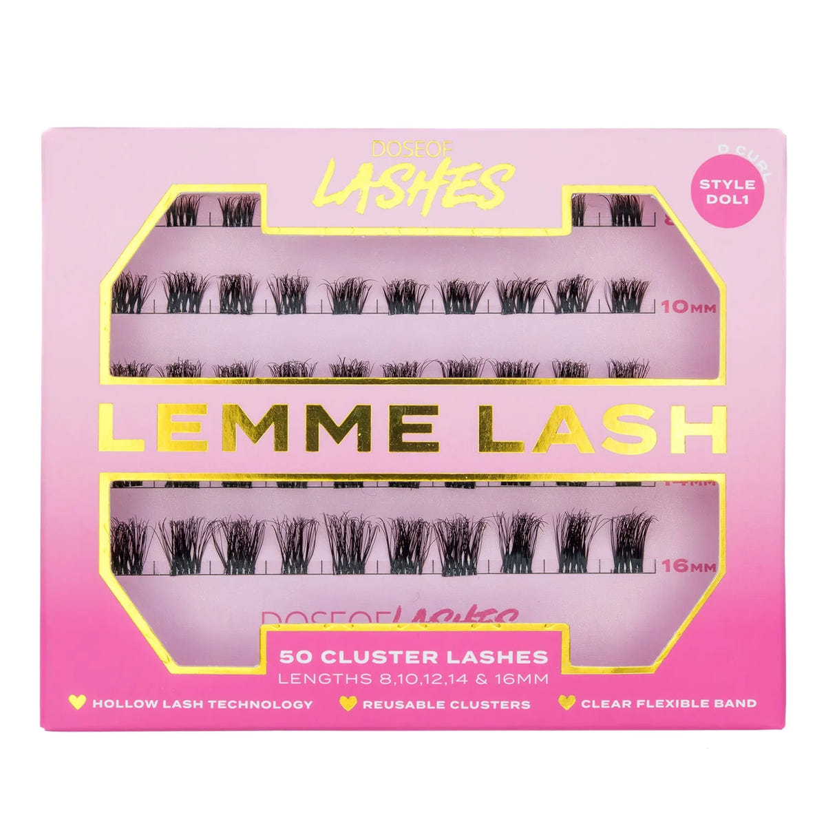 Dose of Lashes Lemme Lash Clusters - DOL1 [D Curl]