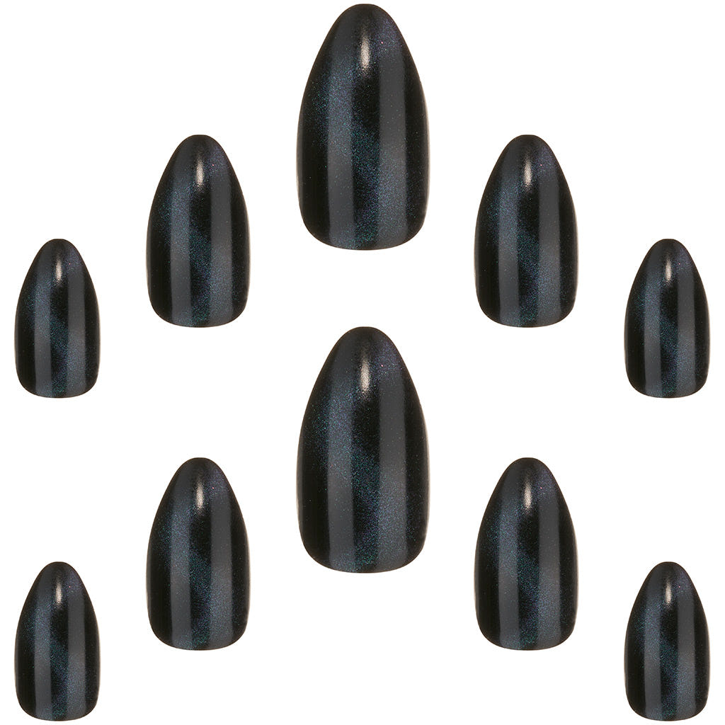 Elegant Touch Cat Eye Effect False Nails Stiletto Medium Length - Eclipse (Nails - Loose)