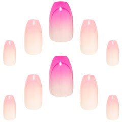 Elegant Touch Dream Nails - Pink Ombre French (Loose)