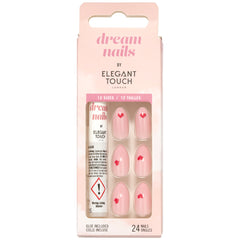 Elegant Touch Dream Nails - Red Hearts