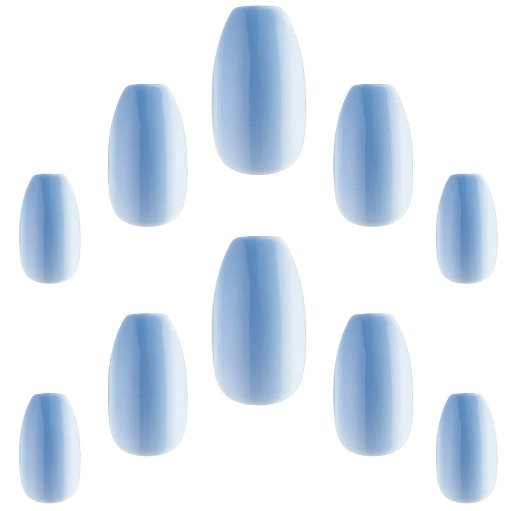 Elegant Touch False Nails Acrylic Colour Infusions - Blue Raspberry (Loose)