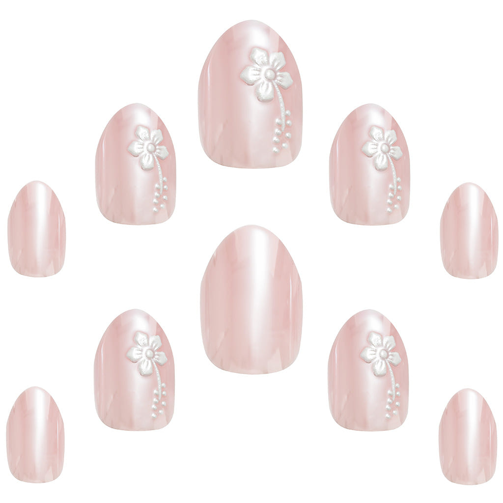 Elegant Touch False Nails Almond Petite - Tropic Bloom (Loose)