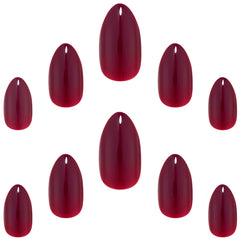 Elegant Touch False Nails Almond Short Length - Cherry Pie (Loose)