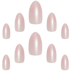 Elegant Touch False Nails Almond Short Length - Glass Polka (Loose)