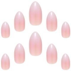 Elegant Touch False Nails Almond Short Length - Iced (Loose)