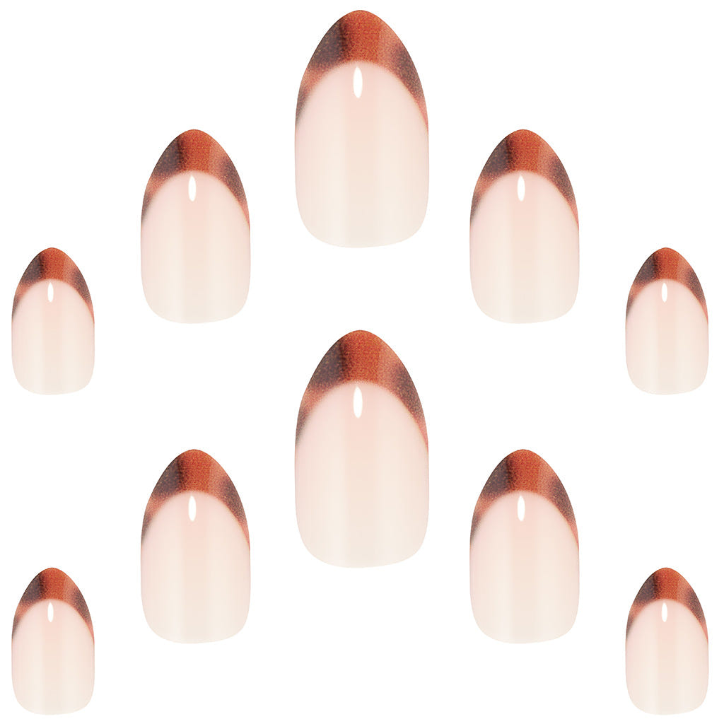 Elegant Touch False Nails Almond Short Length - Jungle Queen (Loose)