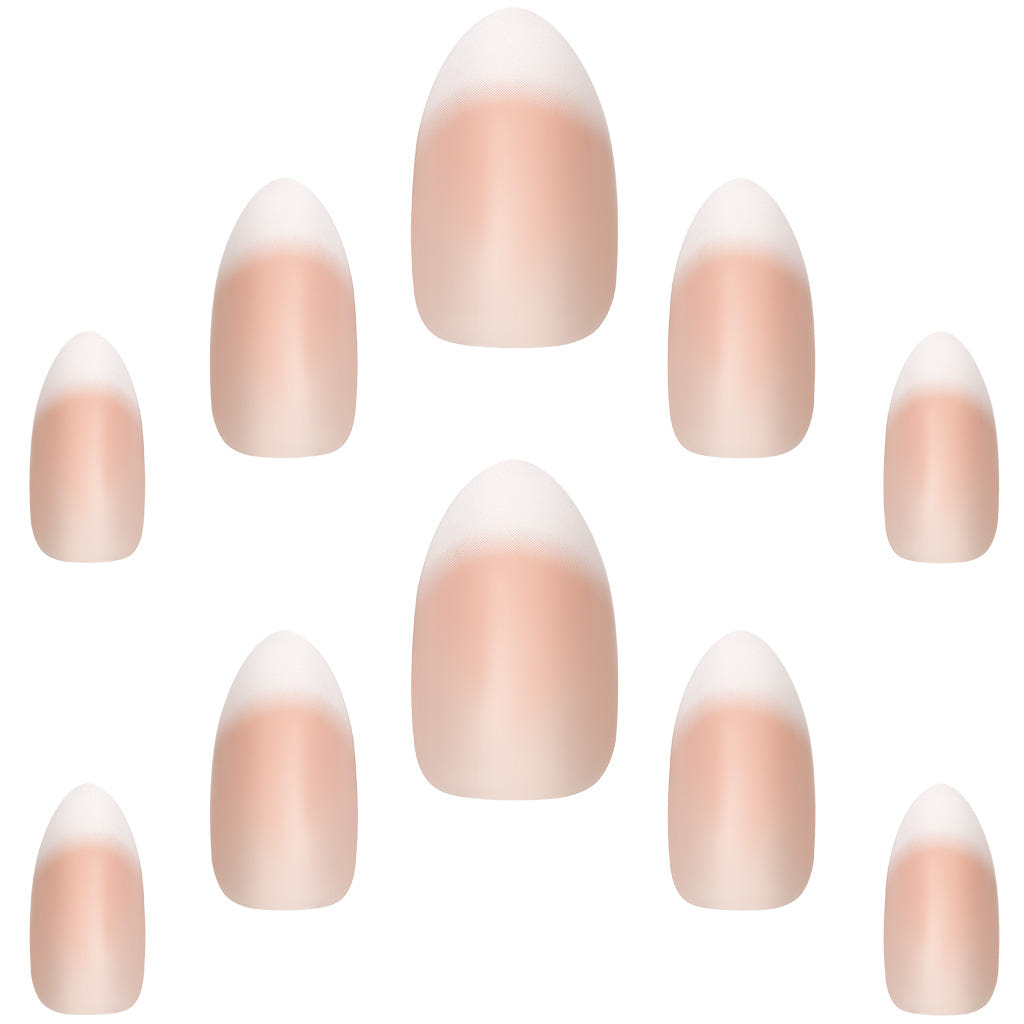Elegant Touch False Nails Almond Short Length - Milk Bath (Loose)