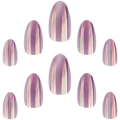 Elegant Touch False Nails Almond Short Length - Mirror Mirror (Loose)