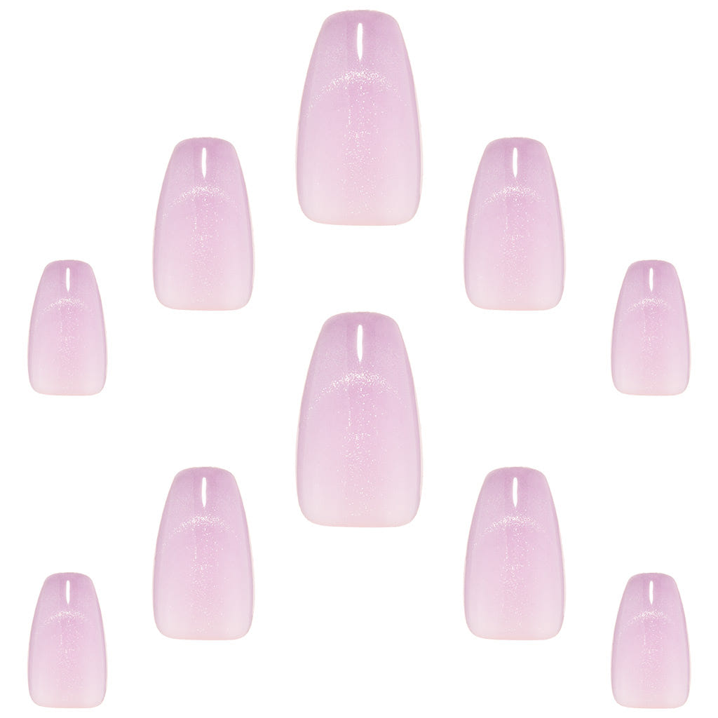 Elegant Touch False Nails Coffin Long Length - Mystic (Loose)