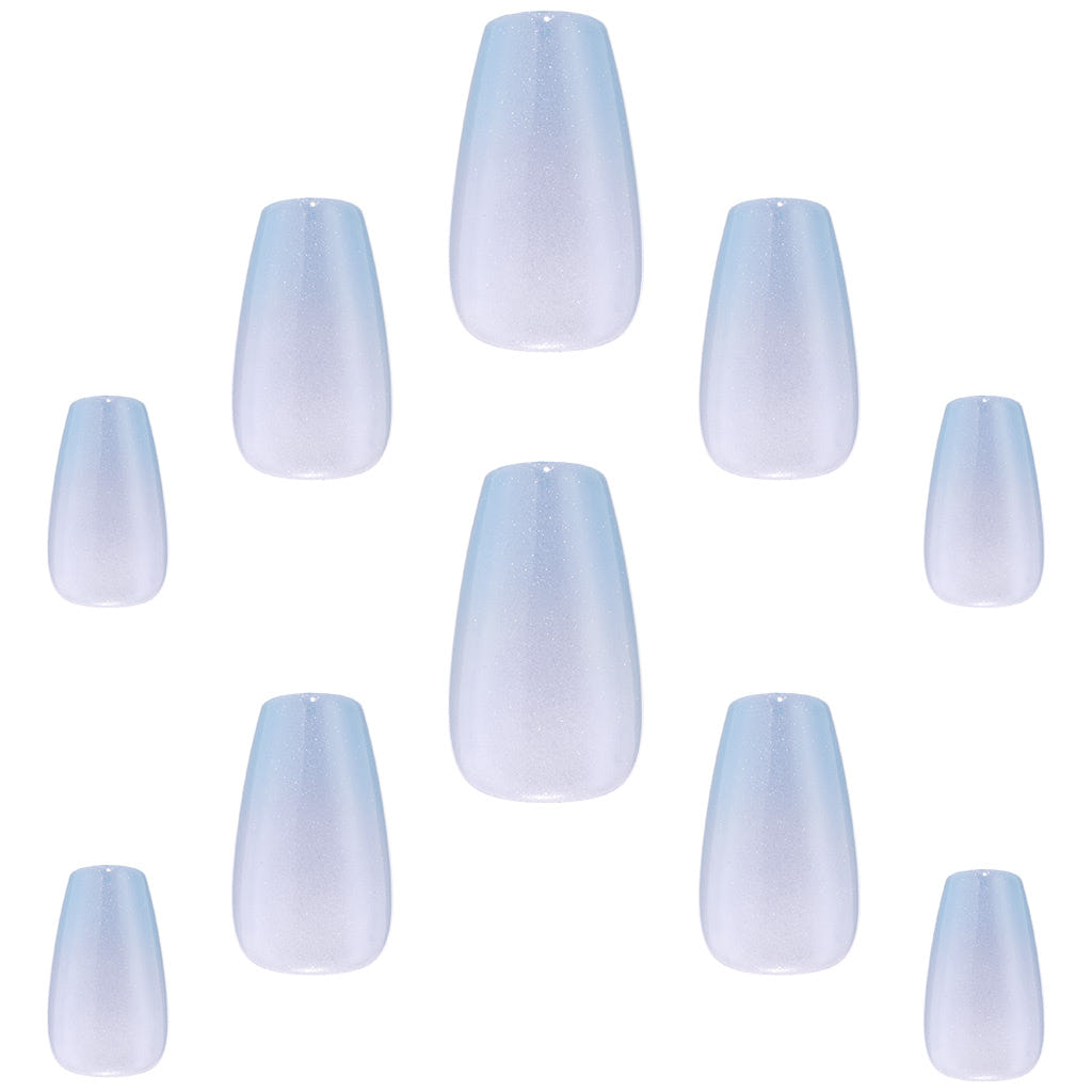 Elegant Touch False Nails Coffin Long Length - Supernova (Loose)