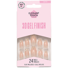 Elegant Touch False Nails Coffin Medium Length - Hydra