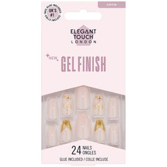 Elegant Touch False Nails Coffin Medium Length - Starstruck