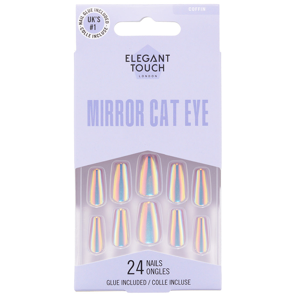 Elegant Touch False Nails Coffin Medium Length - Utopia