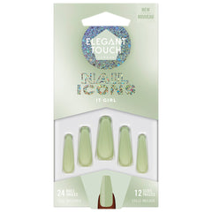 Elegant Touch False Nails Extreme Square Long Length - It Girl