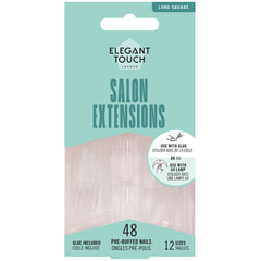 Elegant Touch False Nails Salon Extensions - Long Square