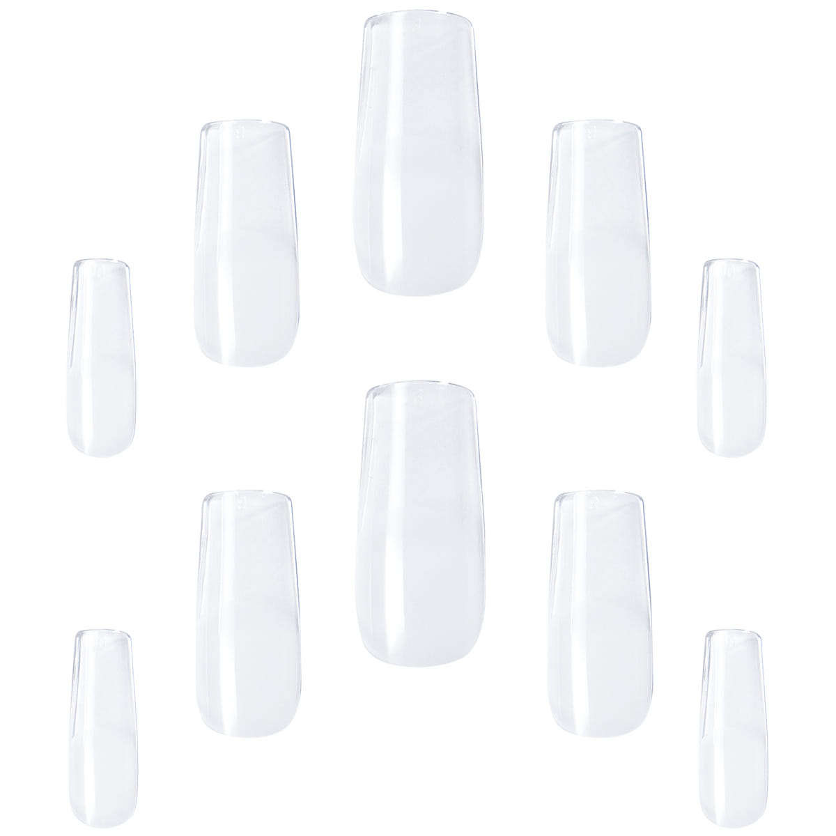 Elegant Touch False Nails Salon Extensions - Long Square (Loose)