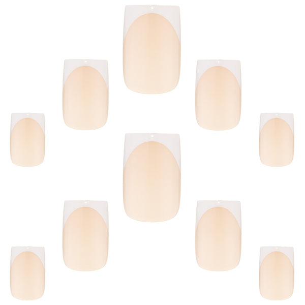 Elegant Touch False Nails Sharp Square Medium Length - French 168 ...