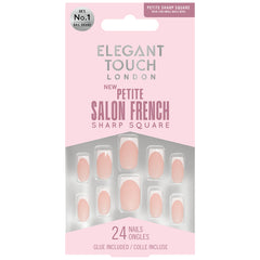Elegant Touch False Nails Sharp Square Petite - French 182