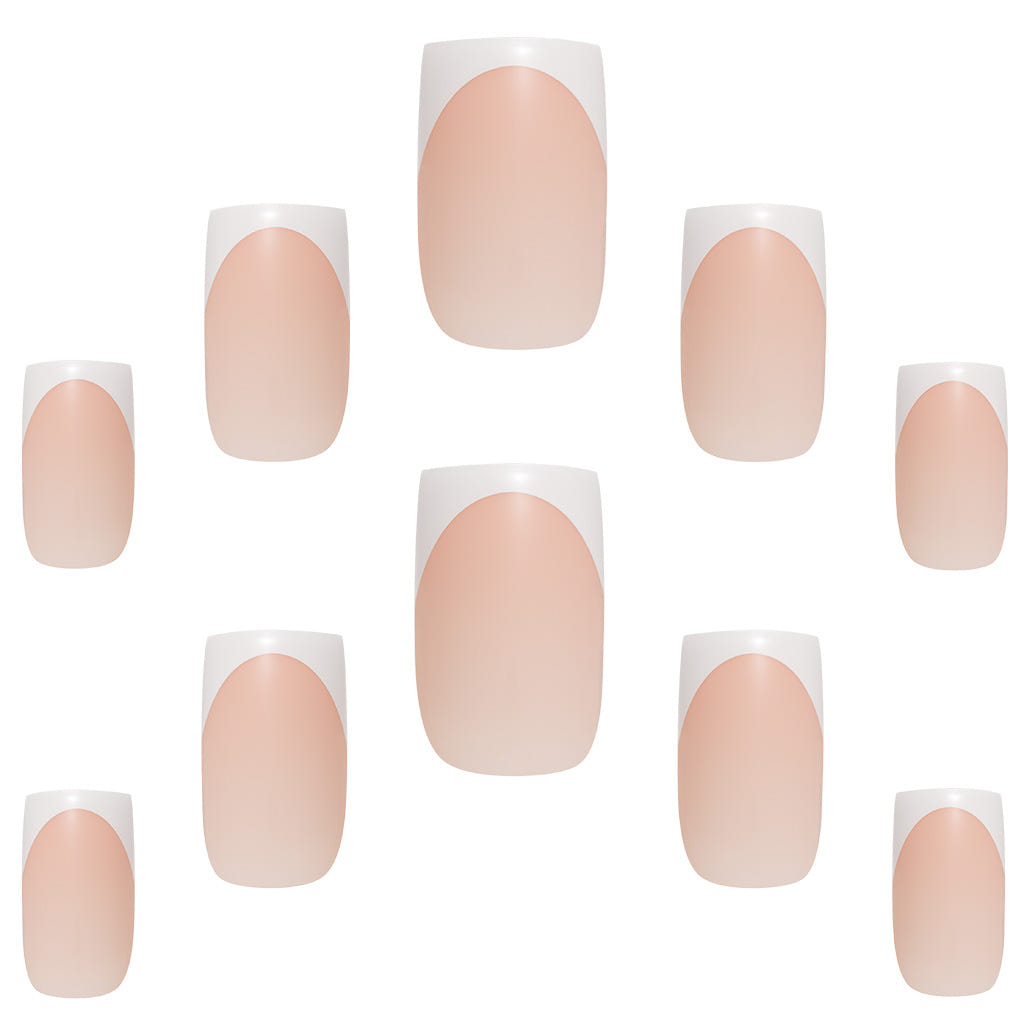 Elegant Touch False Nails Sharp Square Petite - French 182 (Loose)
