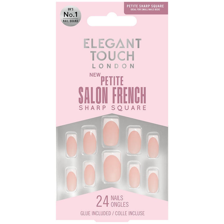 Elegant Touch False Nails Sharp Square Petite - French 184 | False ...