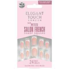 Elegant Touch False Nails Sharp Square Petite - French 184
