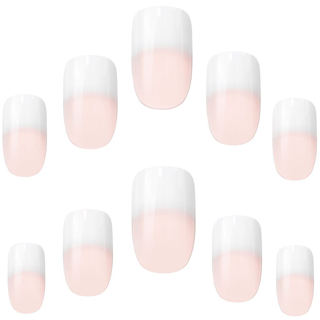 Elegant Touch False Nails Square Medium Length - French 103 (Loose)