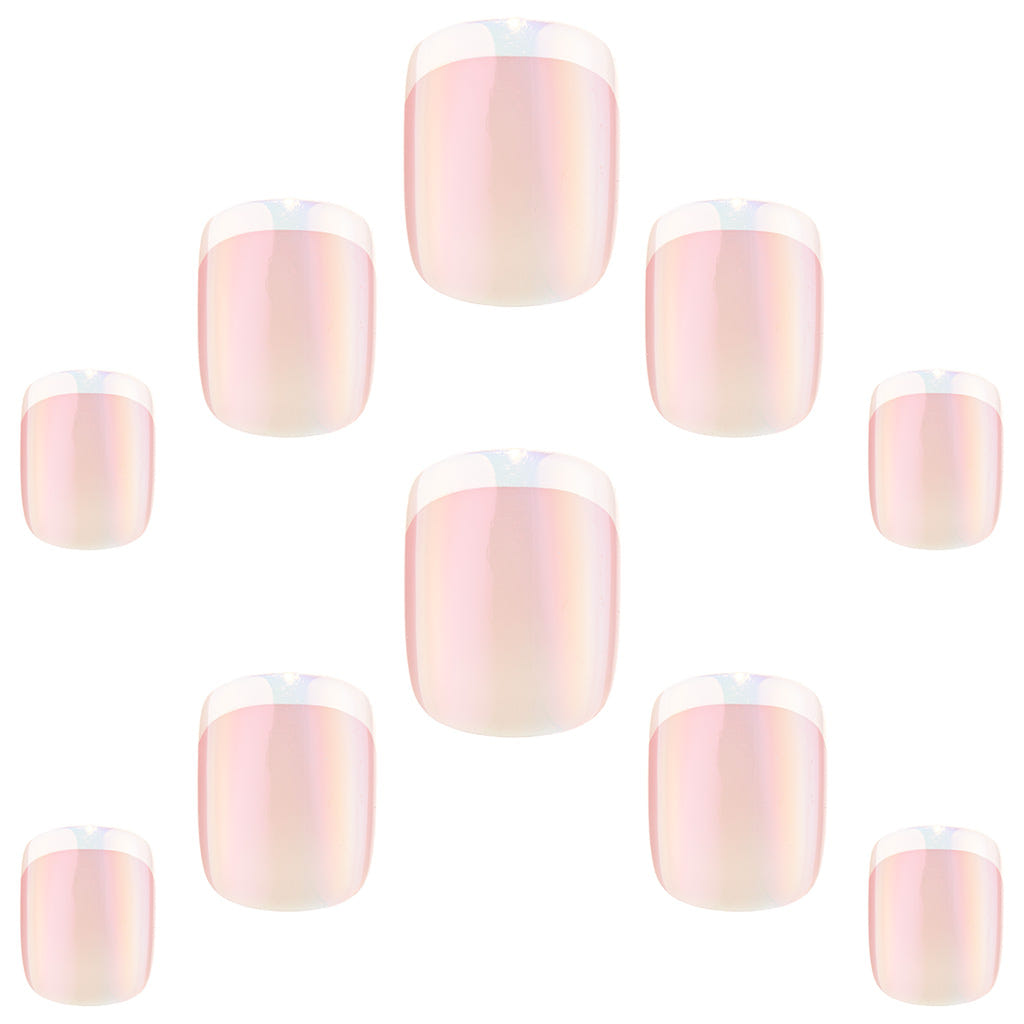 Elegant Touch False Nails Square Medium Length - French 170 (Loose)