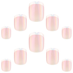Elegant Touch False Nails Square Medium Length - French 170 (Loose)