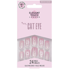 Elegant Touch False Nails Square Medium Length - Heartthrob