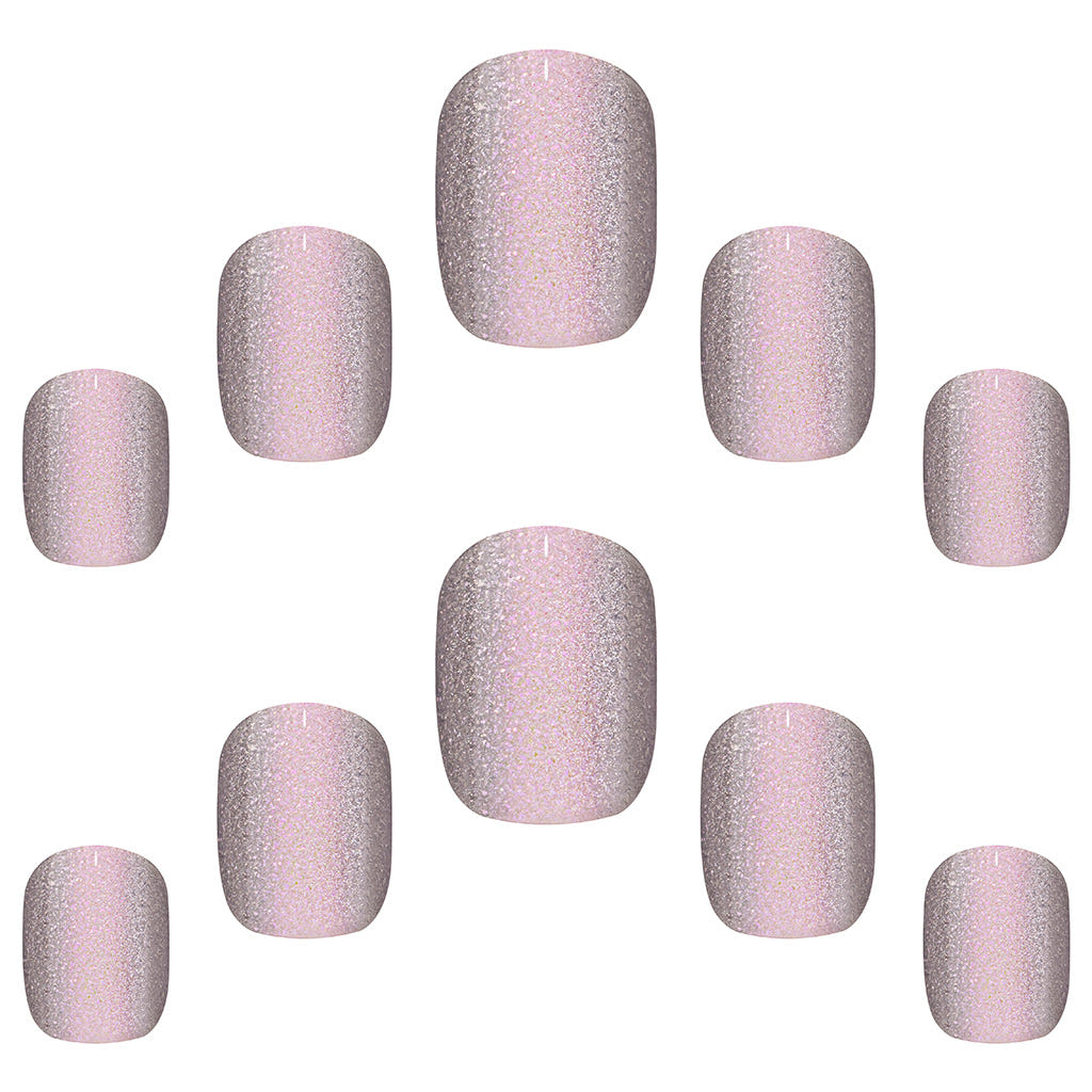 Elegant Touch False Nails Square Medium Length - Pixie Dust (Loose Nails)