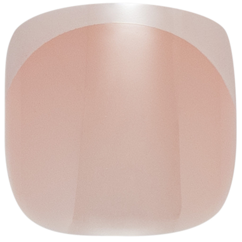 Elegant Touch False Nails Square Toenail - French Pedi No. 1 (Close Up)