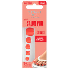 Elegant Touch False Nails Square Toenail - Guava Gelato