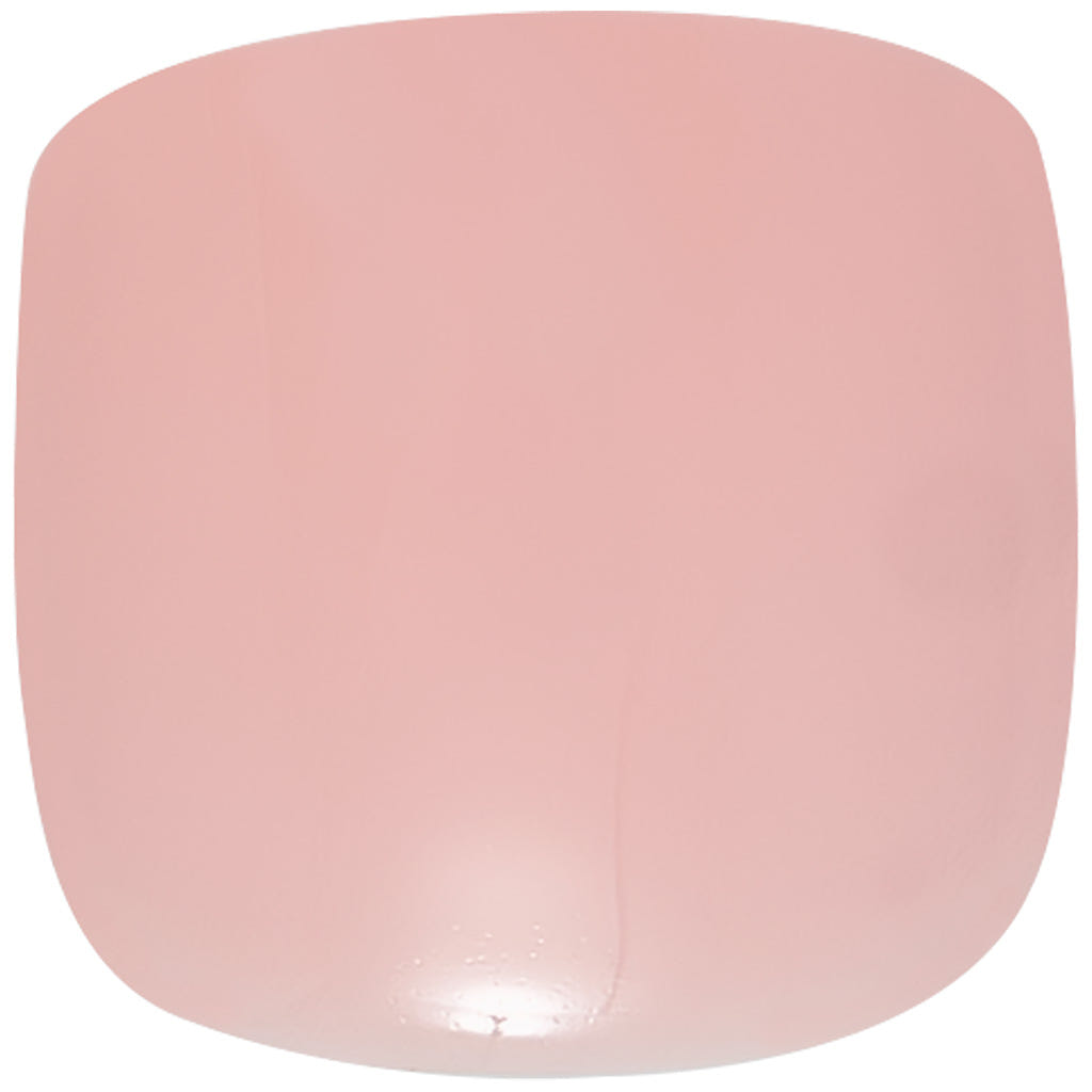 Elegant Touch False Nails Square Toenail - Pink Sorbet (Close Up)