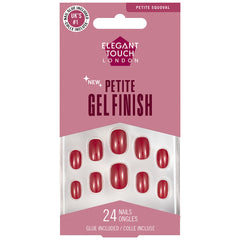 Elegant Touch False Nails Squoval Petite - Blackberry Blitz