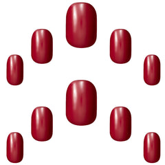 Elegant Touch False Nails Squoval Petite - Blackberry Blitz (Loose)