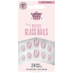 Elegant Touch False Nails Squoval Petite - Sugar Snow
