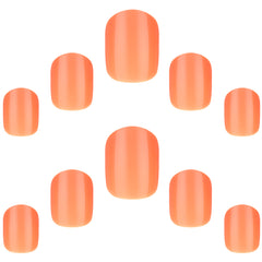 Elegant Touch False Nails Squoval Short Length - Apricot Crush (Nails - Loose)