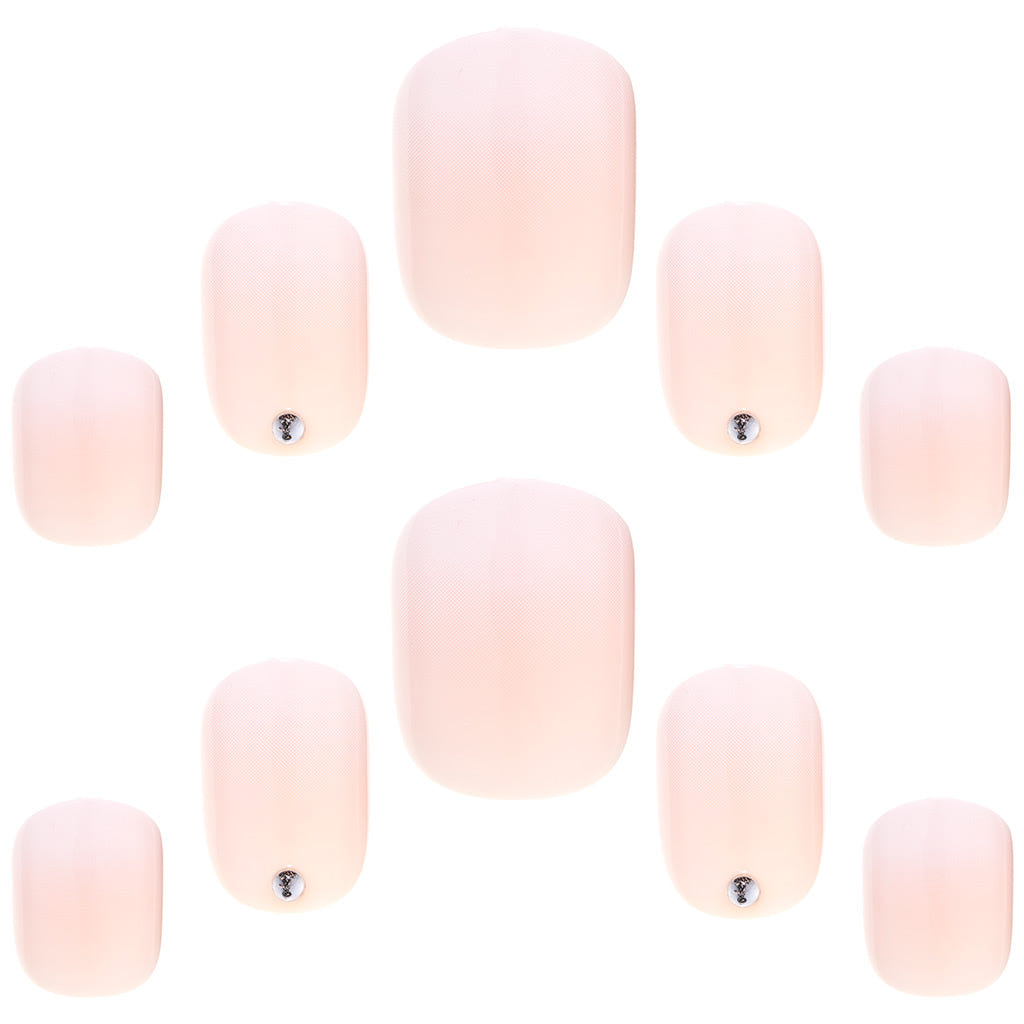 Elegant Touch False Nails Squoval Short Length - French 150 (Loose)