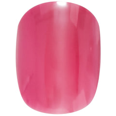 Elegant Touch False Nails Squoval Short Length - Glass Cranberry (Close Up)