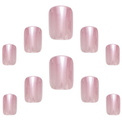 Elegant Touch False Nails Squoval Short Length - Glass Lychee (Loose)