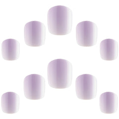 Elegant Touch False Nails Squoval Short Length - Lavender Love (Loose)