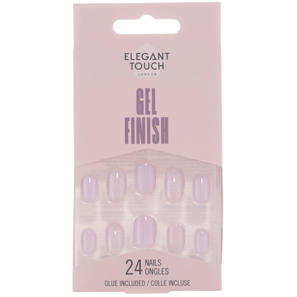 Elegant Touch False Nails Squoval Short Length - Lavender Spritz ...