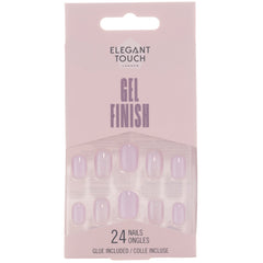 Elegant Touch False Nails Squoval Short Length - Lavender Spritz