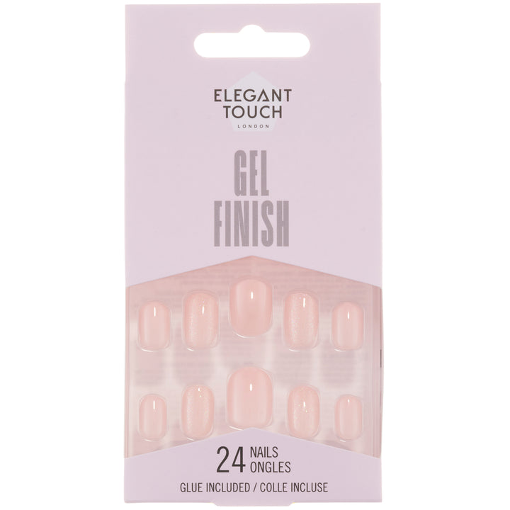 Elegant Touch False Nails Squoval Short Length - Rose Fizz | False ...
