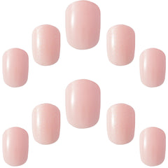 Elegant Touch False Nails Squoval Short Length - Rose Fizz (Nails - Loose)