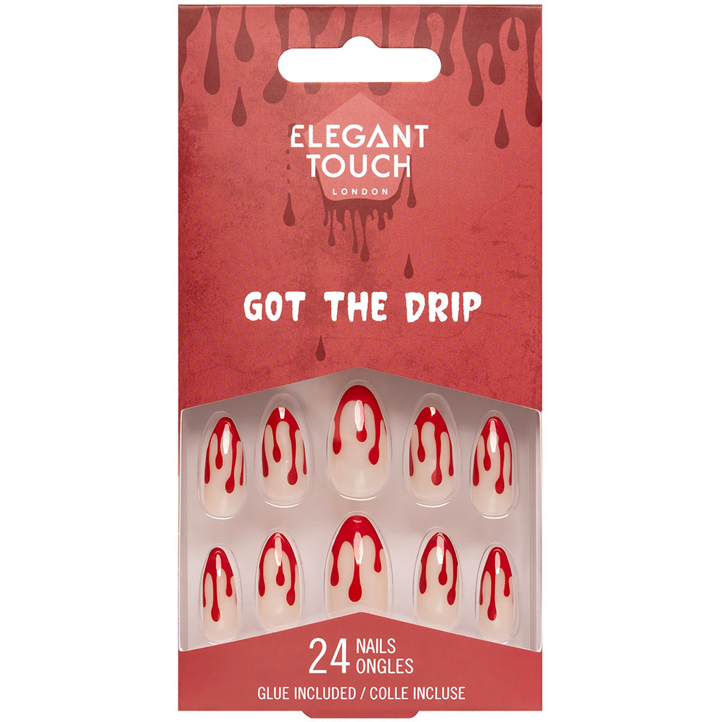 Elegant Touch False Nails Stiletto Medium Length - Got The Drip 