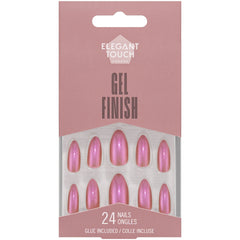 Elegant Touch False Nails Stiletto Short Length - Chocolate Glaze